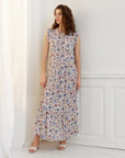 FLORAL MOSS DRESS - KleiderNoa Noa