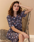 FLORAL MOSS DRESS - KleiderNoa Noa