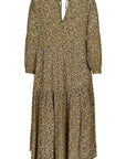 FLORAL MOSS DRESS - KleiderNoa Noa