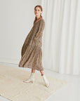 FLORAL MOSS DRESS - KleiderNoa Noa