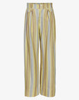 STRIPED LINEN BLEND