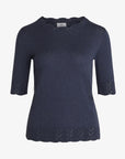 ESSENTIAL COTTON MELANGE PULLOVER