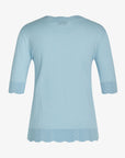 LOUISANN KURZARM PULLOVER MIT POINTELLE