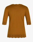 LOUISANN KURZARM PULLOVER MIT POINTELLE
