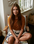 LOUISANN KURZARM PULLOVER MIT POINTELLE