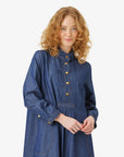 INANN DENIM DRESS - KleiderNoa Noa