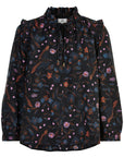 ORGANIC FLOWER BIRD BLOUSE - BlusenNoa Noa