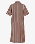 STRIPED LINEN BLEND