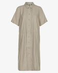 STRIPED LINEN BLEND
