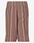 STRIPED LINEN BLEND