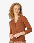 ORGANIC COTTON KNIT CARDIGAN - StrickjackenNoa Noa