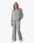 LIGHT VISCOSE STRUCTURE BLOUSE