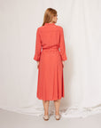 SOFT MOSS SOLID DRESS
