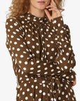 DOTTED MOSS DRESS - KleiderNoa Noa