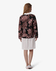ORGANIC FLORAL COTTON JACKET - JackenNoa Noa