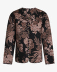 ORGANIC FLORAL COTTON JACKET - JackenNoa Noa