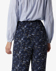 PAISLEY AIR CREPE TROUSERS