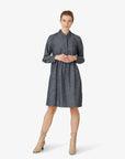 LIGHT WEIGHT INDIGO DRESS
