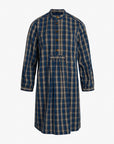 ORGANIC BLUE CHECK DRESS - KleiderNoa Noa