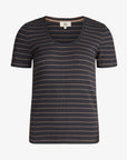 ESSENTIAL ORGANIC 2X2 RIB STR T-SHIRT