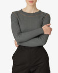 VISCOSE KNIT PULLOVER - StrickenNoa Noa