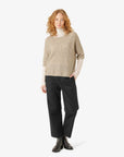 HILDENN KNITTED PULLOVER 3/4 SLEEVES - StrickenNoa Noa