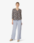 FLORAL MOSS BLOUSE