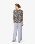 FLORAL MOSS BLOUSE