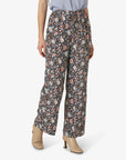 FLORAL MOSS TROUSERS - HoseNoa Noa
