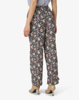 FLORAL MOSS TROUSERS - HoseNoa Noa