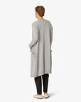 ESSENTIAL COTTON MELANGE CARDIGAN