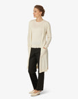 ESSENTIAL COTTON MELANGE CARDIGAN