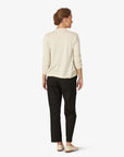 ESSENTIAL COTTON MELANGE CARDIGAN