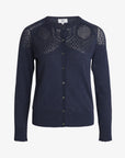 ESSENTIAL COTTON MELANGE CARDIGAN