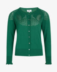 LOUISANN GESTRICKTER CARDIGAN MIT POINTELLE