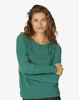 LOUISANN GESTRICKTER PULLOVER MIT POINTELLE