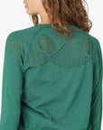 LOUISANN GESTRICKTER PULLOVER MIT POINTELLE