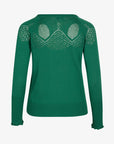 LOUISANN GESTRICKTER PULLOVER MIT POINTELLE