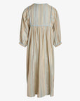 SHIMMER COTTON STRIPE DRESS