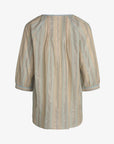 SHIMMER COTTON STRIPE TUNIC