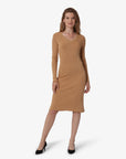 VISCOSE KNIT DRESS - KleiderNoa Noa