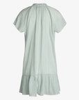 ORGANIC COTTON CREASED SHEER TUNIC