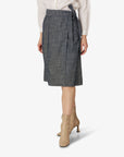 LIGHT WEIGHT INDIGO SKIRT