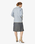 LIGHT WEIGHT INDIGO SKIRT