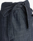 LIGHT WEIGHT INDIGO SKIRT