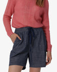 LIGHT WEIGHT INDIGO SHORTS