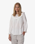 ORGANIC COTTON STRUCTURE BLOUSE - BlusenNoa Noa