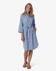 SHEER LINEN DRESS - KleiderNoa Noa