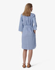 SHEER LINEN DRESS - KleiderNoa Noa