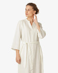 SHEER LINEN DRESS - KleiderNoa Noa
